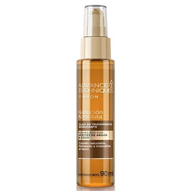 Avon Advance techniques óleo tratamiento hidratante aceite de argán y coco nutrición absoluta 90 ml oferta