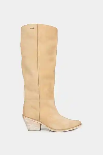 Botas caña alta sullivan de carnaza para mujer desestructurada