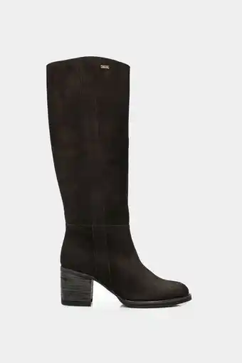 Vélez Botas tacón caña alta magnolia de cuero para mujer tipo nobuck oferta