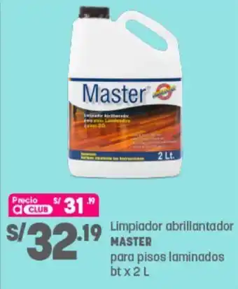 Plaza Vea Limpiador Abrillantador Master 2L oferta