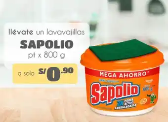 Plaza Vea Lavavajillas Sapolio 800g oferta