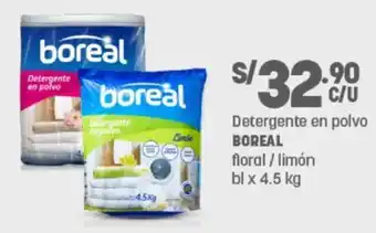 Plaza Vea Detergente en Polvo Boreal Floral/Lemón 4.5kg oferta