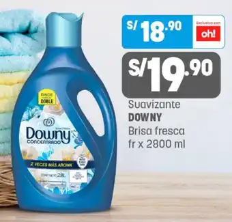 Plaza Vea Suavizante Downy Brisa Fresca 2800ml oferta