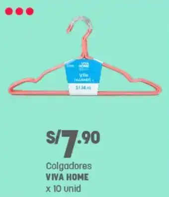 Plaza Vea Colgadores Viva Home 10 unid oferta