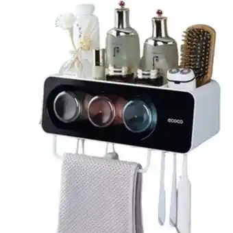 Linio Organizador de baño colgador de toalla... oferta