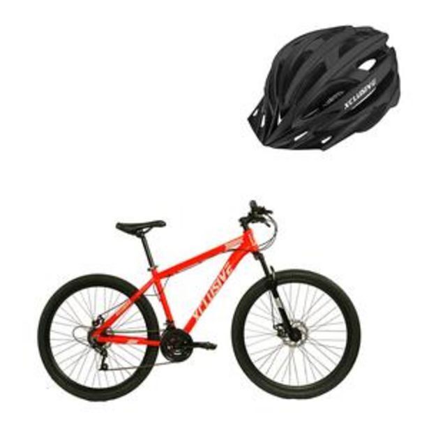 Tai Loy Bicicleta aluminio aro 29 rg freno disco hidraulico + casco negro con luz oferta