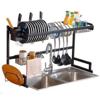 Linio Escurridor estante organizador de platos... oferta