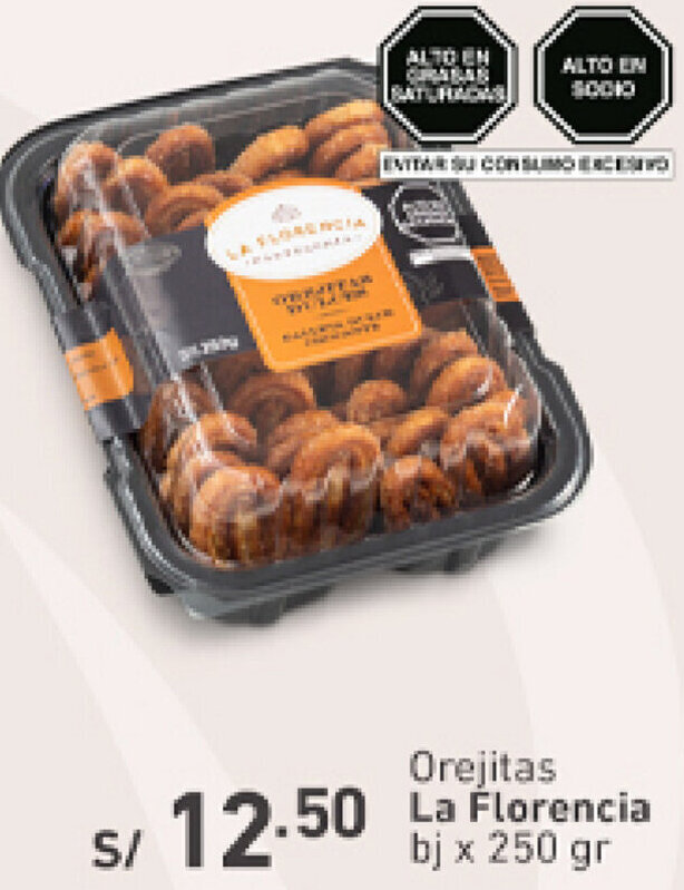 Plaza Vea Orejitas La Florencia 250gr oferta