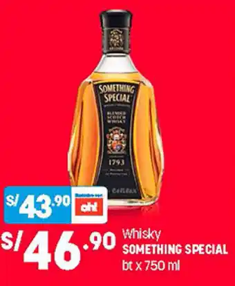Plaza Vea Whisky Something Special 750ml oferta