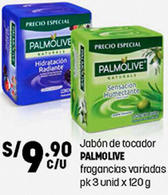 Plaza Vea Jabón de Tocador Palmolive Fragancias Variadas 3x120g oferta