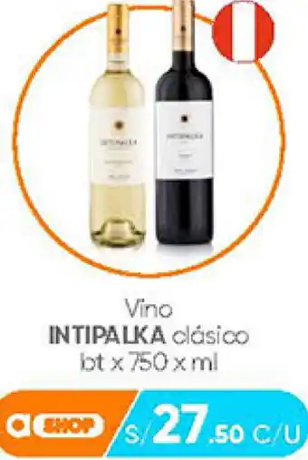 Plaza Vea Vino Intipalka Clásico 750ml oferta