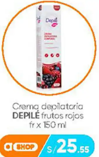 Plaza Vea Crema Depilatoria Depilé Frutos Rojos 150ml oferta