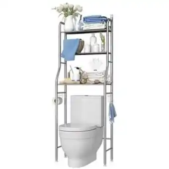 Organizador de baño 3 niveles acero ino...