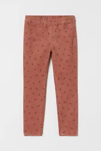 H&M Treggings estampados corduroy oferta