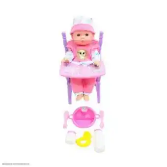 Tai Loy Muñeca bebe set silla de comer 30 cm oferta