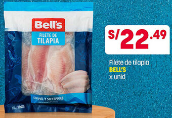 Plaza Vea Filete de Tilapía Bell's oferta