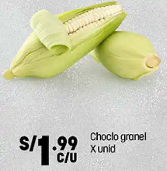 Plaza Vea Choclo Granel oferta