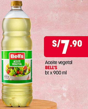 Plaza Vea Aceite Vegetal Bell's 900ml oferta