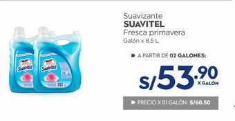 Makro Suavizante suavitel fresca primavera galón x 8.5 l oferta