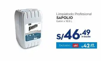 Makro Limpiatodo profesional sapolio galón x 18.9 oferta