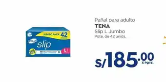 Makro Pañal para adulto tena slip l jumbo pqte. de 42 unids. oferta