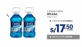 Makro Limpia vidrio dkasa unid. x 4 l oferta