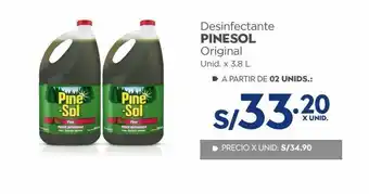 Makro Desinfectante pinesol original unid. x 3.8 l oferta