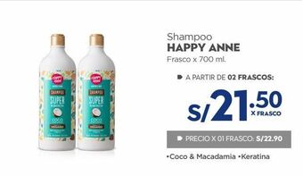 Makro Shampoo happy anne frasco x 700 ml. oferta