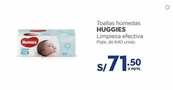 Makro Toallas húmedas huggies limpieza efectiva pqte. de 640 unids. oferta