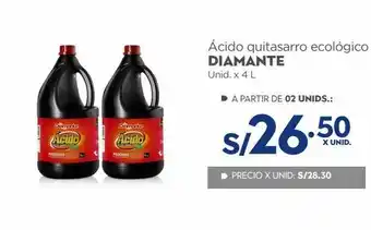 Makro Ácido quitasarro ecológico diamante unid. x 4 l oferta
