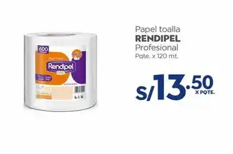 Makro Papel toalla rendipel profesional pqte. x 120 mt oferta