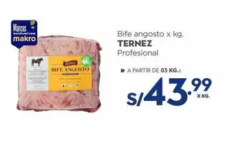 Makro Bife angosto x kg. ternez profesional oferta