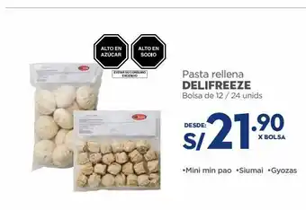Makro Pasta rellena delifreeze bolsa de 12 / 24 unids oferta
