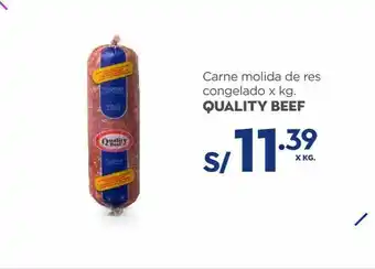 Makro Carne molida de res congelado x kg. quality beef oferta