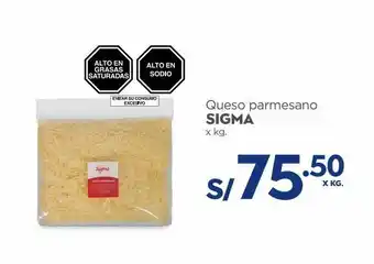 Makro Queso parmesano sigma x kg oferta