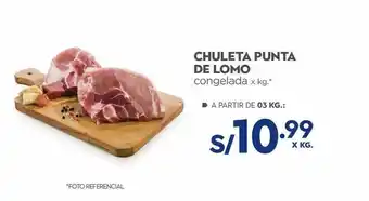 Makro Chuleta punta de lomo oferta