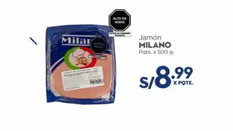 Makro Jamón milano x 500g oferta