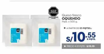 Makro Queso freco oquendo x 500g oferta
