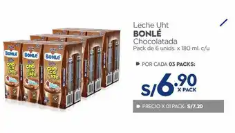 Makro Leche bonlé 6un x 180ml oferta