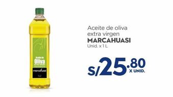 Makro Aceite de oliva extra virgen marcahuasi x 1l oferta