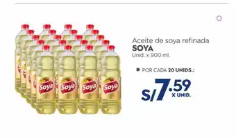 Makro Aceite de soya refinada soya x 900ml oferta