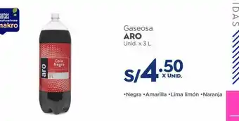 Makro Gaseosa oro x 3l oferta