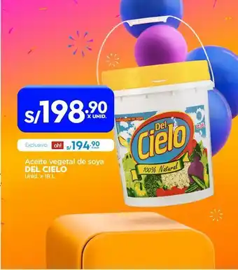 Makro Aceite vegetal de soya del cielo x 18l oferta