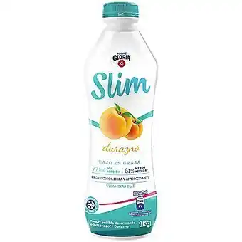 Tottus Yogurt descremado durazno slim oferta