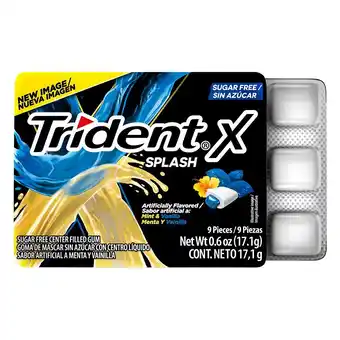 Tottus Chicles trident splash menta y vainilla oferta