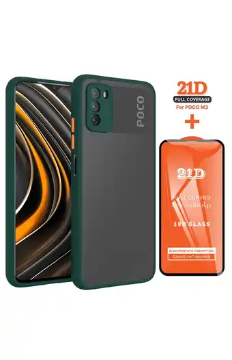 Tiendas EFE Case mate mica 21d xiaomi poco m3 - verde jade oferta