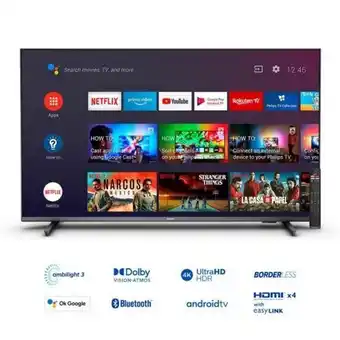 Hiraoka Tv philips led 4k uhd smart 70" 70pud7906 oferta