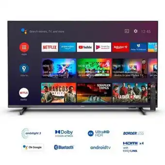 Hiraoka Tv philips led 4k uhd smart 75" 75pud7906 oferta