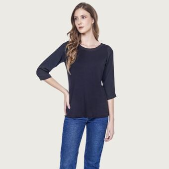 Fina Perú Polo castro negro oferta