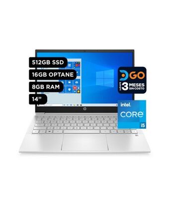 Tiendas EFE Laptop hp pavilion 14-dv0502la (476l9la) intel core i5 8gb 512gb ssd oferta